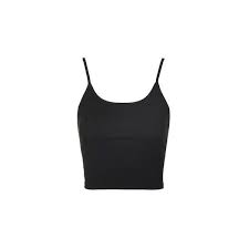 Topshop Tall Ribbed Crop Cami Top 6 93 Liked On Polyvore Featuring Tops Shirts Crop Tops Tank Tops Black Crop Topshop Tall Cropped Cami Cami Crop Top