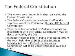 Article 1 of the us constitution deals with the legislative branch. Chapter 1 Introduction To Law And The Malaysian Legal System Ppt Video Online Download