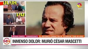 La emoción de un camarógrafo tras la muerte de César Mascetti y la anécdota  de las naranjas y los jugadores de Gimnasia de La Plata