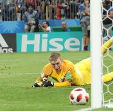 Everton goalkeeper jordan pickford will miss england's three world cup qualifiers this month after sustaining an abdominal. Jordan Pickford Was Every England Fan Holding Their Breath As Croatia Hit The Post Engcro Worldcup Match Of The Day Scoopnest