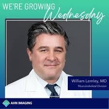 We are excited to welcome Dr. William Lemley to our AHN Imaging Vascular  Musculoskeletal Division.⁠ Dr. Lemley completed his Residency and  Musculoskeletal Fellowship at the University of Washington…