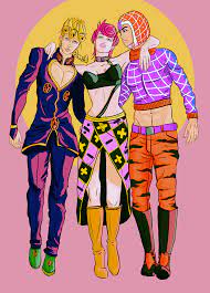 Fanart] Giorno, Trish and Mista : r/StardustCrusaders