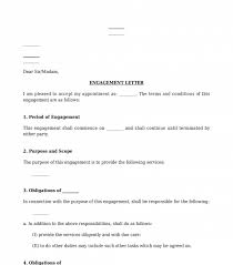 The letter should clearly state the exact duties. Engagement Letter Sample Template Word And Pdf