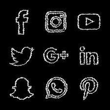 Social Media White Icons Set Social Icons Media Icons White Icons Png And Vector With Transparent Background For Free Download In 2021 Media Icon Social Icons Icon Set