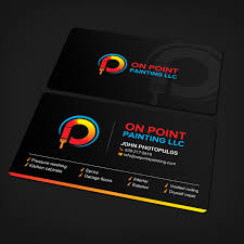 Earn up to 150k miles with united business card. Modern Professional Painting And Decorating Business Card Design For A Company By Sandaruwan Design 19744793