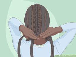 How To Braid Cornrows 11 Steps With Pictures Wikihow Cornrows Braids Girls Hairstyles Easy Cornrows