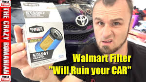 Buy products such as k&n premium oil filter: Walmart Supertech Oil Filter Will Ruin Your Car A Quick Peek Inside Youtube