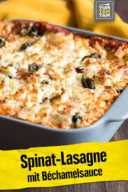 Spinat Lasagne Mit Bechamelsauce Spinatlasagne Lasagne Mit Bechamelsauce Spinatlasagne Rezept