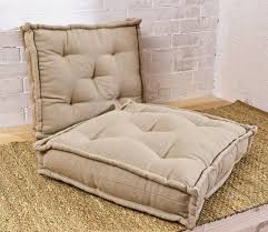 Wool Filled Square Tufted Chair Cushion Floor Cushion 15 X 15 X 4 Thick Zippered Cover Tufted Chair Cushion Tufted Cushion Floor Cushions