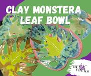 Clay Monstera Leaf Bowl Class