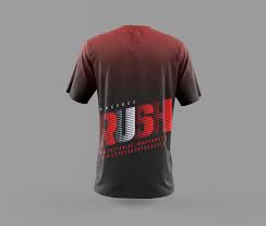 Download Free T Shirt Mockup Back Psd Template Mockup Den