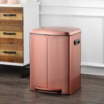 Keep outside premises clean and orderly by setting up outdoor waste receptacles. Pink Kitchen Trash Cans Recycling You Ll Love In 2021 Wayfair