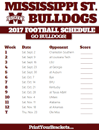Printable Mississippi State Bulldogs Football Schedule Mississippi State Bulldogs Football Maryland Terrapins Mississippi State Football