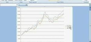 How To Create A Simple Line Chart In Excel 2007 Microsoft