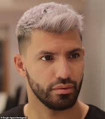 Manchester city face manchester unit on the sunday in the 1st meetings of the two sides this season, and their thirty year old star striker will. Sergio Aguero S Son Benjamin Proudly Shows Off His New Hairstyle On Facetime Daily Mail Online