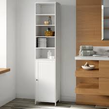The top of the cabinet can be used for storage or display; Tall Linen Cabinets For Bathroom Ideas On Foter