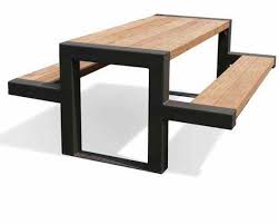 Steel Picnic Table Welded Furniture Furniture Iron Furniture