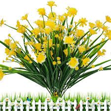 Maybe you would like to learn more about one of these? Cheapest E Hand Daisies Artificial Flowers Outdoor Uv Resistant Daisy Fake Plant Wholesale Windowbox Faux Greenery Shrubs Simulation Plastic Bushes Indoor Hanging Planter Diy Wedding Balcony Decor 4 Pcs Home Kitchen