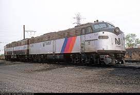 Njt 4236 Nj Transit Emd E8 A At South Amboy New Jersey By Ted Steinbrenner South Amboy Railroad Photography Commuter Train