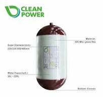 CNG Type 2 Gas Cylinder Wrapped with Fiberglass CNG Composite Gas Cylinder  for Vehicles