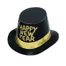 Black Glittered Happy New Year Hats Pack Of 25 New Years Hat New Year S Eve Hats Happy New Year Message