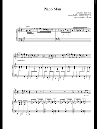 Billy joel new york state of mind sheet music pdf. Piano Sheet Music Piano Man Billy Joel Piano Sheet