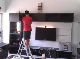 D) 4'x8' 3/4 inch thick smooth surface plywood (cut to size) e) 1.5 inch drywall screws. Diy Ikea Tv Media Furniture Project Part 3 Sherren Lee
