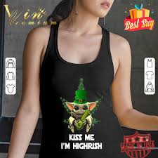 See more ideas about nascar outfit, halloween outfits, nascar costume. Baby Yoda Cannabis Kiss Me I M Highrish St Patrick S Day Shirt Hoodie Sweater Longsleeve T Shirt