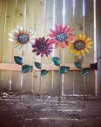 Check spelling or type a new query. Metal Flower Garden Stake Metal Sunflower Garden Art Metal Etsy