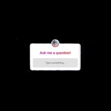 Download Instagram Question Sticker Png