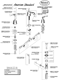 american standard bathroom faucet parts