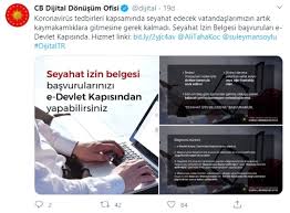 Göç i̇daresi genel müdürlüğüyol i̇zin belge başvurusu. Seyahat Izin Belgesi E Devlet Ten Alinabilecek