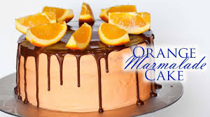 Orange marmalade cakethe baking pan. Orange Marmalade Cake With Chocolate Ganache Youtube