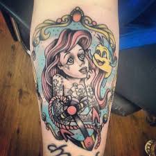 Ariel Tattoo Disney Princess Tattoo Zombie Tattoos Ariel Tattoo Tattoos