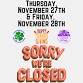 Closed - Thanksgiving — CSMC event image