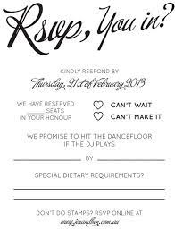 Classy Chic Rsvp Wedding Cards Wedding Invitation Wording Examples Wedding Invitation Wording Templates