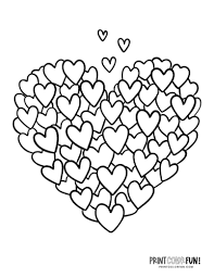 Discover thanksgiving coloring pages that include fun images of turkeys, pilgrims, and food that your kids will love to color. 100 Heart Coloring Pages A Huge Collection Of Free Valentine S Day Printables Print Color Fun