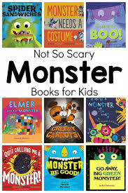 Learn how to draw scary monster pictures using these outlines or print 915x592 artists redraw kids' doodles of scary monsters in their own. Not So Scary Monster Books For Kids Preschool Inspirations