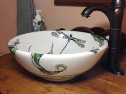 bathroom sink  clay born pottery