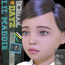 School Dayz: Lil Maddie for Genesis 8 Females - Daz Content by 3DLoki