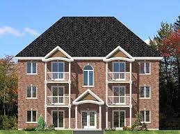 Plan 90153pd Six Plex Multi Family House Plan Family House Plans House Plans Townhouse Designs