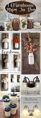 Mason jar as an irreplaceable storage jar in nowadays family was set as the lampshades to bring your house a fresh and unique romantic ambiance. 14 Farmhouse Mason Jar Decor Inspirations That Are No Less Than Fabulous