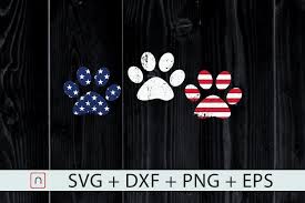 Download Red White Blue Dog Paws 4th Of July Graphic By Novalia Creative Fabrica PSD Mockup Templates