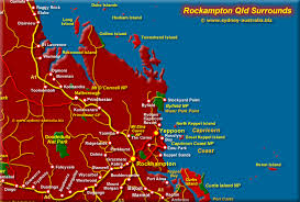 This is not a bidding site; Rockhampton Qld Map Surrounds