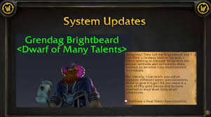 Wow Classic Update Secretly Adds Dual Spec