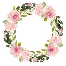 Watercolor Flower Wreath Free Matting Material Cvetochnye Venki Cvety Akvarelyu Cvetochnye Illyustracii