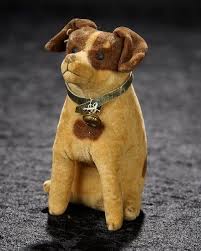 4 10 Cm Firmly Stuffed Tan Velvet Dog With Painted Brown Spots And Face Mask Brown Ears Teddy Bear Pictures Teddy Bear Stuffed Animal Antique Teddy Bears
