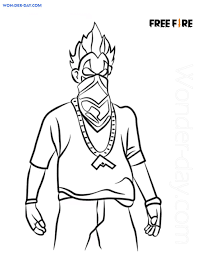 How to make free fire joker pencil outline sketch step by step full video for beginners. Free Fire Coloring Pages Print For Free In A4 Format