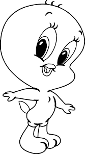 Tweety coloring in pages free sticker. Tweety Coloring Pages Learny Kids