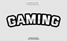 Gaming Text Style Editable Font Effect Text Style Text Effects Text